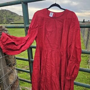 Son de Flor long sleeve dress